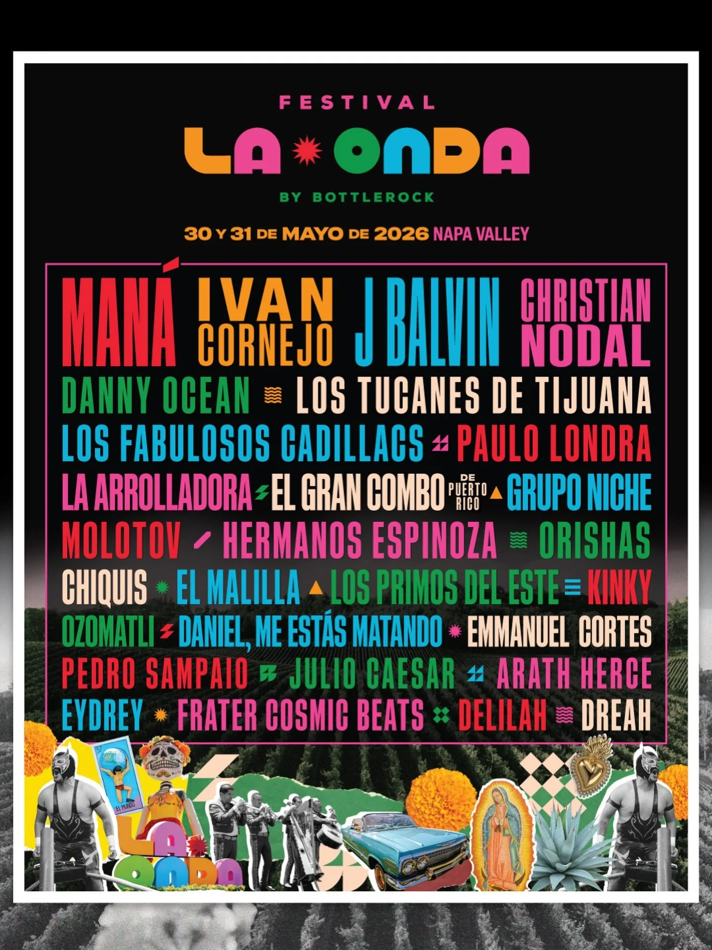 Recordatorio📍
MA&Ntilde;ANA 12 PM VENTA GENERAL DE BOLETOS
PARA VER A @molotovbanda y @kinkytheband en @laondafest 🫡