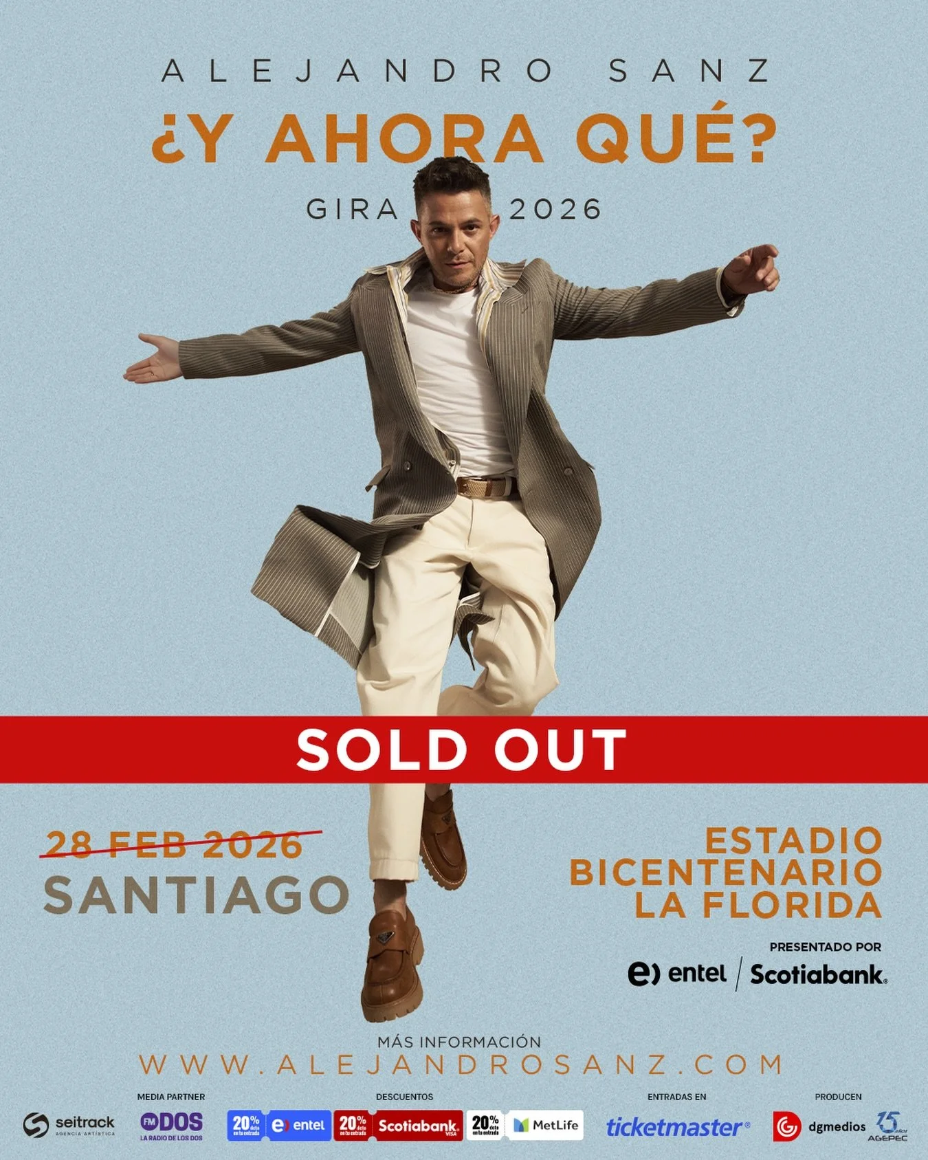 #SoldOut en Santiago 🔥
@alejandrosanz