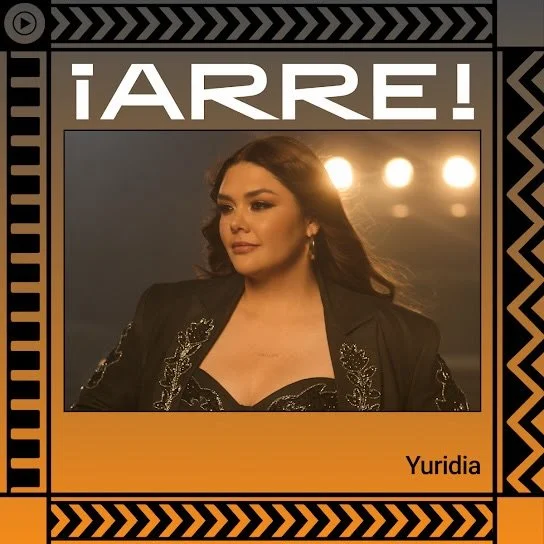 @yuritaflowers en portada de la playlist &ldquo;&iexcl;ARRE!&rdquo; de @youtubemusic 🤠. &iexcl;Enlace en historias! 🔗