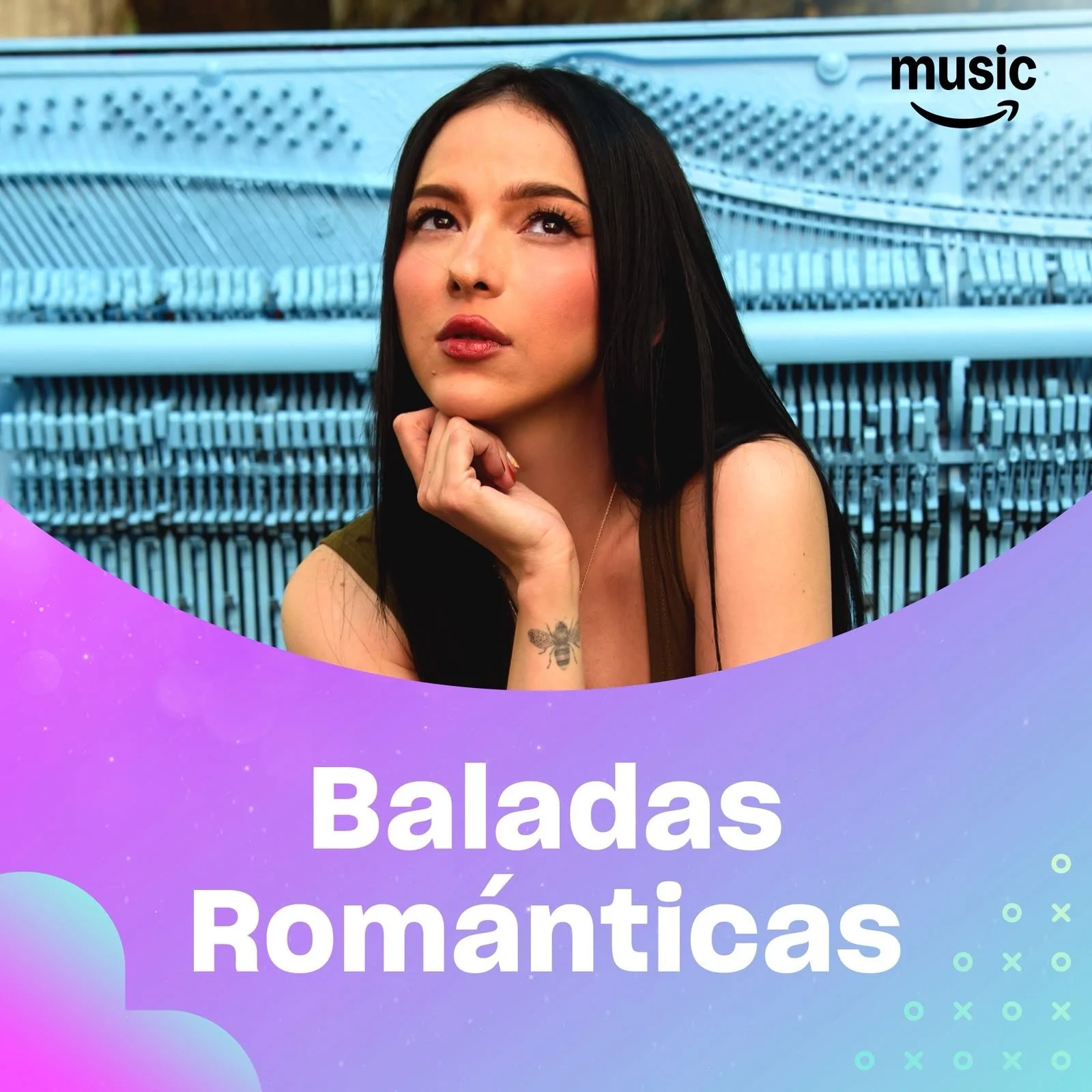 @patycantu en portada de la playlist &ldquo;Baladas Rom&aacute;nticas&rdquo; en @amazonmusicmx 🤩🔊. &iexcl;Esc&uacute;chala ya en el enlace de historias!