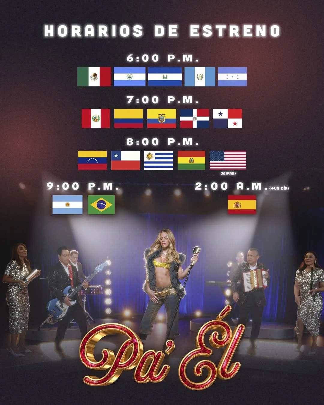 Los Ángeles Azules y Tini presentan “Pa’ Él” un himno para superar cualquier relación