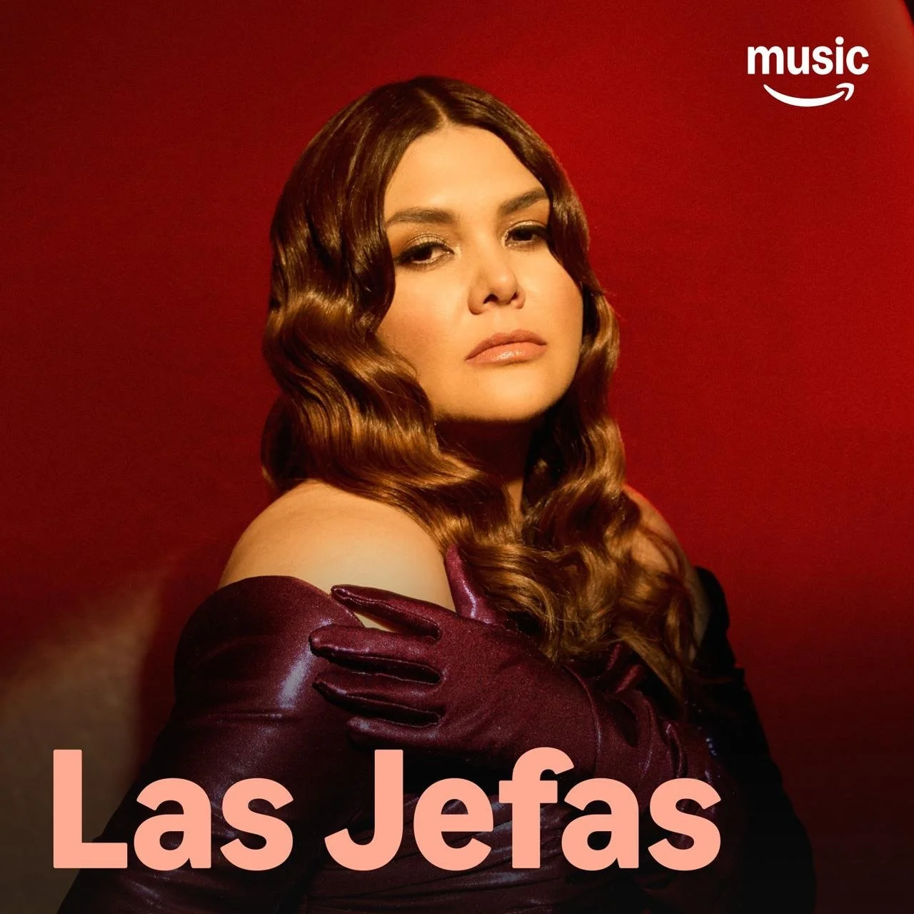 @yuritaflowers en portada de &ldquo;Las Jefas&rdquo;, playlist de @amazonmusicmx con &ldquo;Baj&oacute;n Emocional&rdquo; ❤️&zwj;🩹. Esc&uacute;chala ahora en el enlace de historias.
