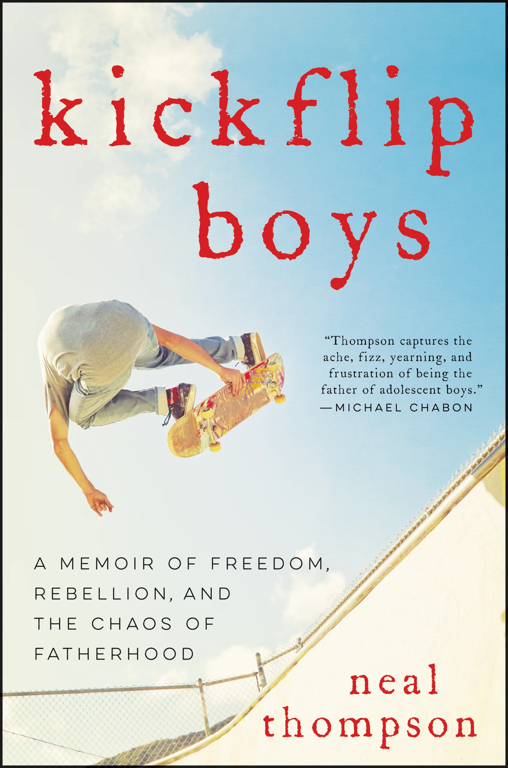 Kirkus: Kickflip Boys is "a highly candid memoir of parenthood"