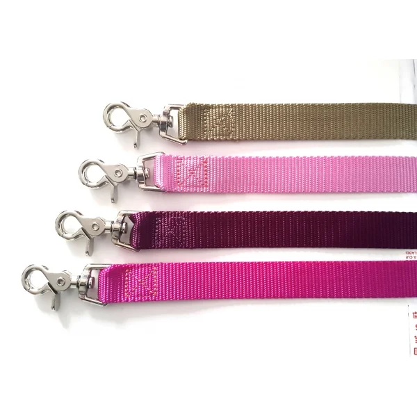 6' Nylon Lead (NEW-matches safety harnesses) Pinks, Purples and Coyote