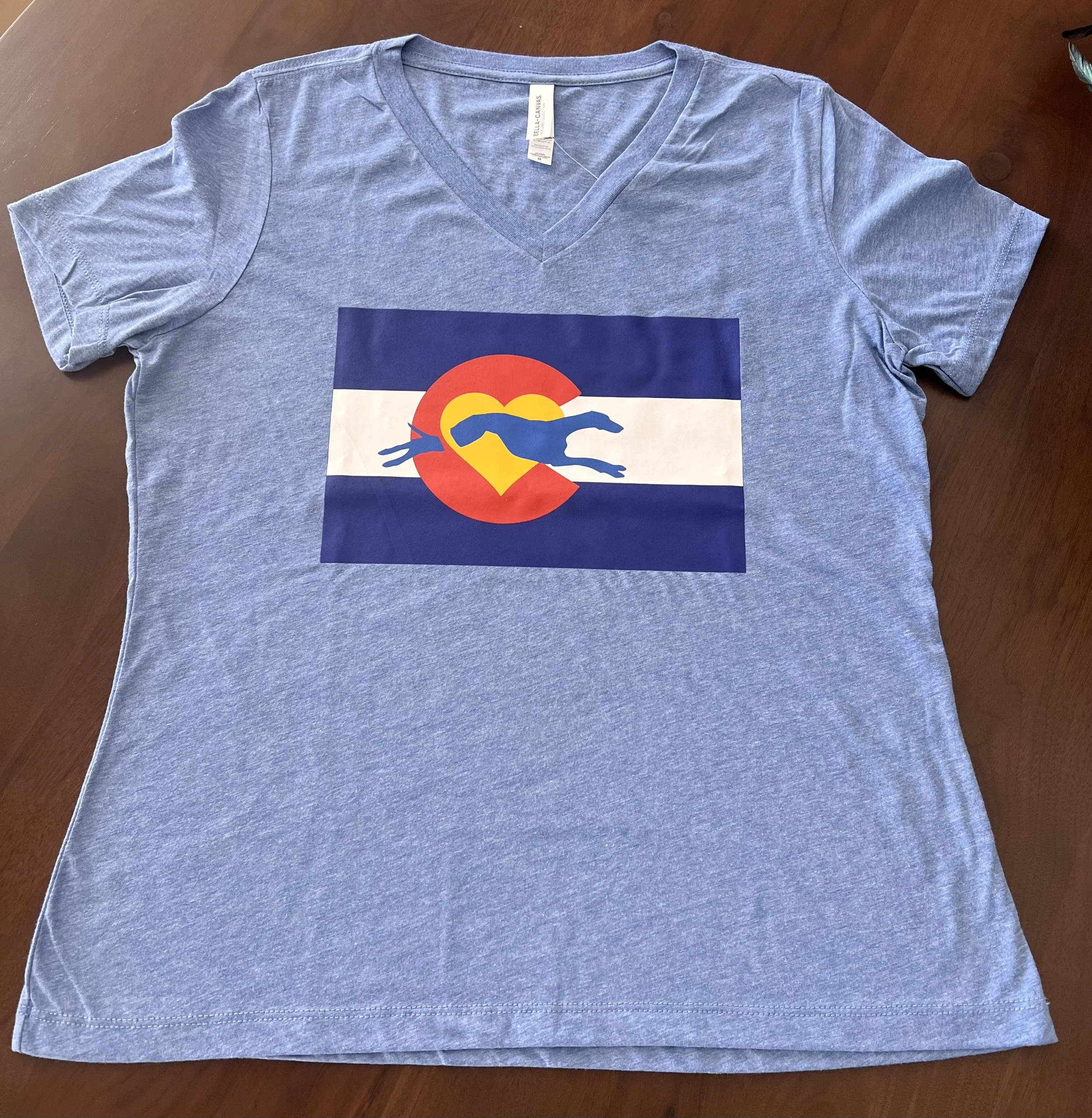 2024 Winning  Design Ladies V-neck T-shirt