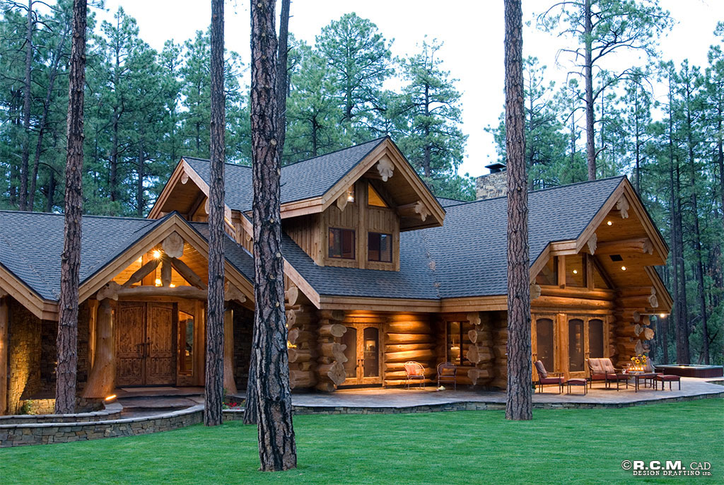 Custom Log Homes Timber Plans