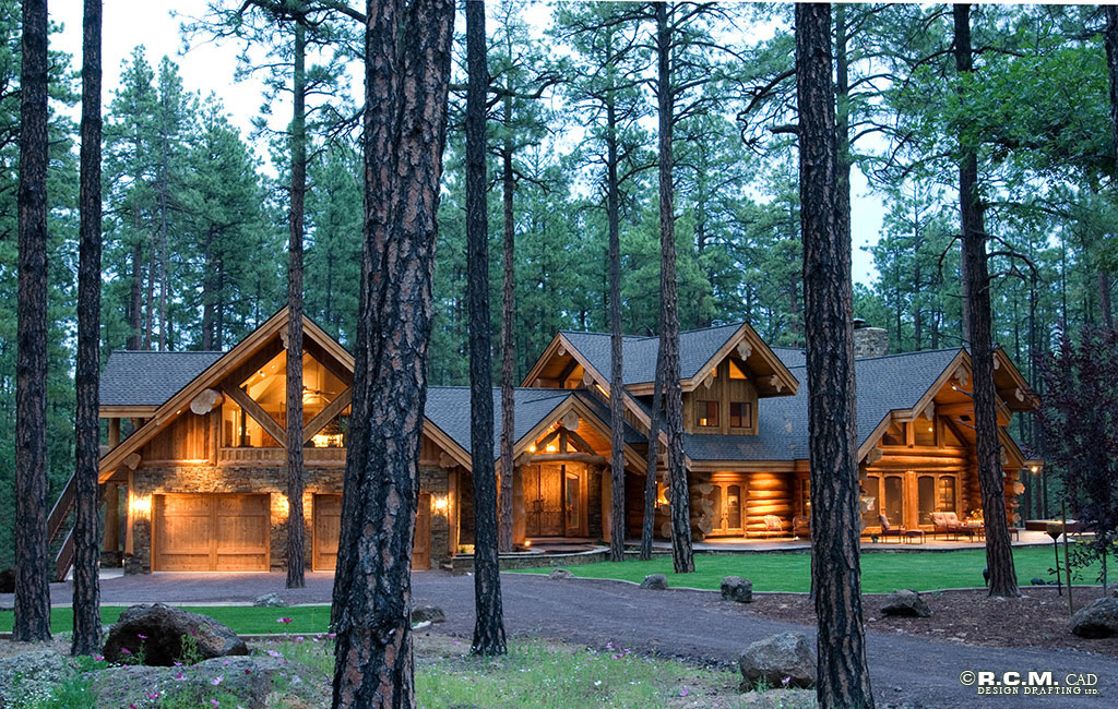 U.S. Log & Timber - Custom Log Home 1