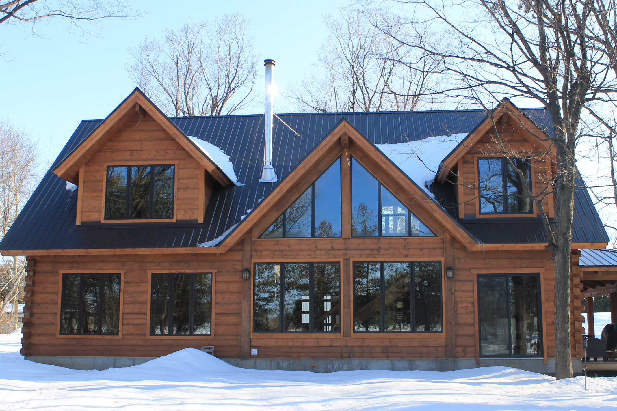 U.S. Log & Timber - Custom Log Home 1