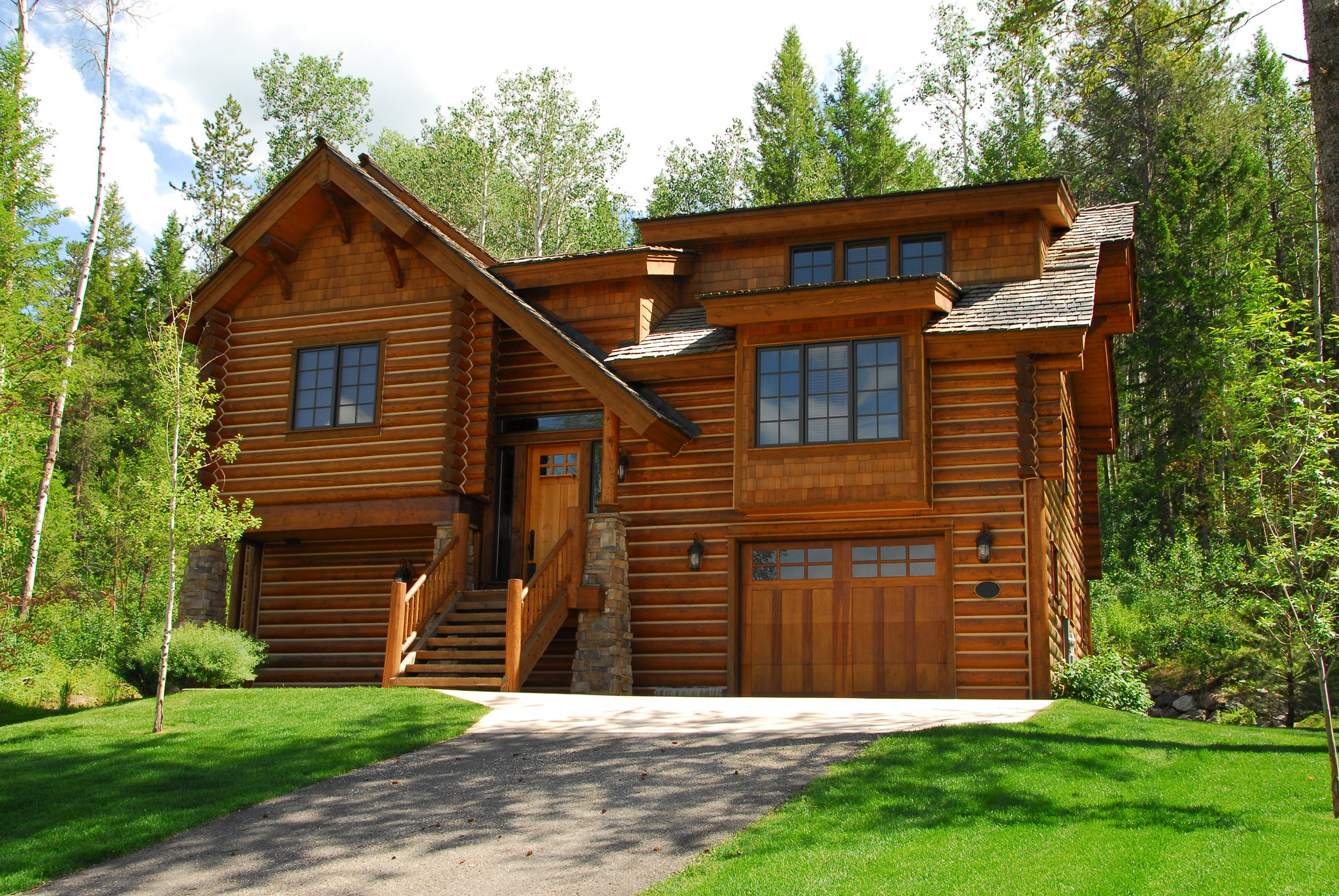 U.S. Log & Timber - Custom Log Home