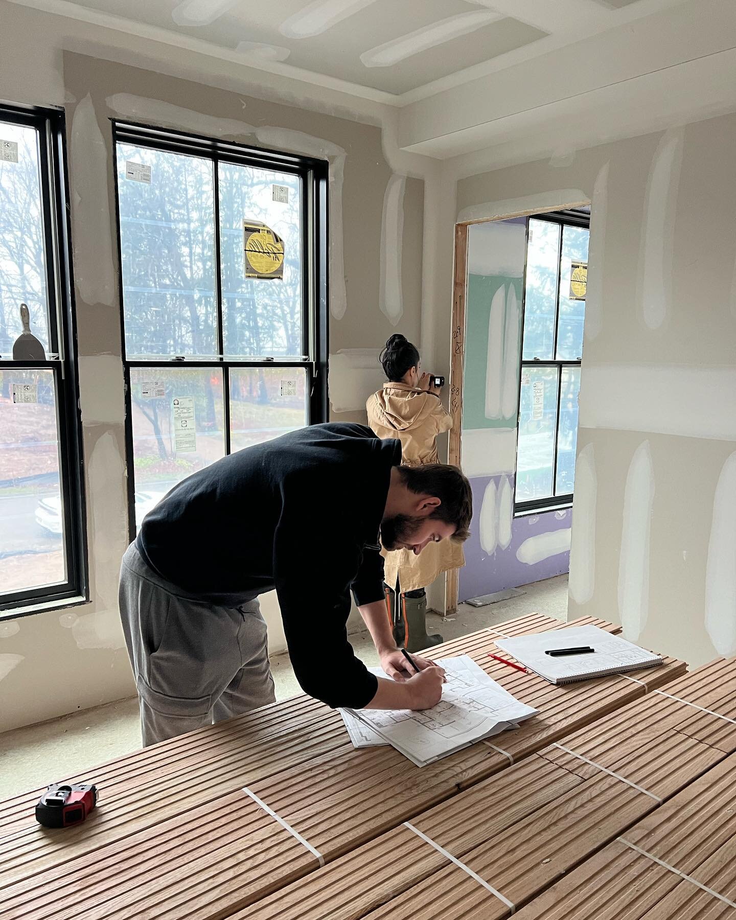 Site survey day 2 in Alpine 🏡

Even in a new construction home, a thorough design team is taking as- built measurements to ensure the build was constructed according to architectural plans.

Any deviations from plans must be memorialized so all desi