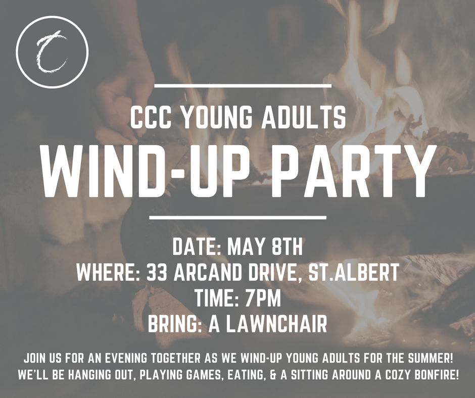 CCC Young Adults - WIND-UP PARTY