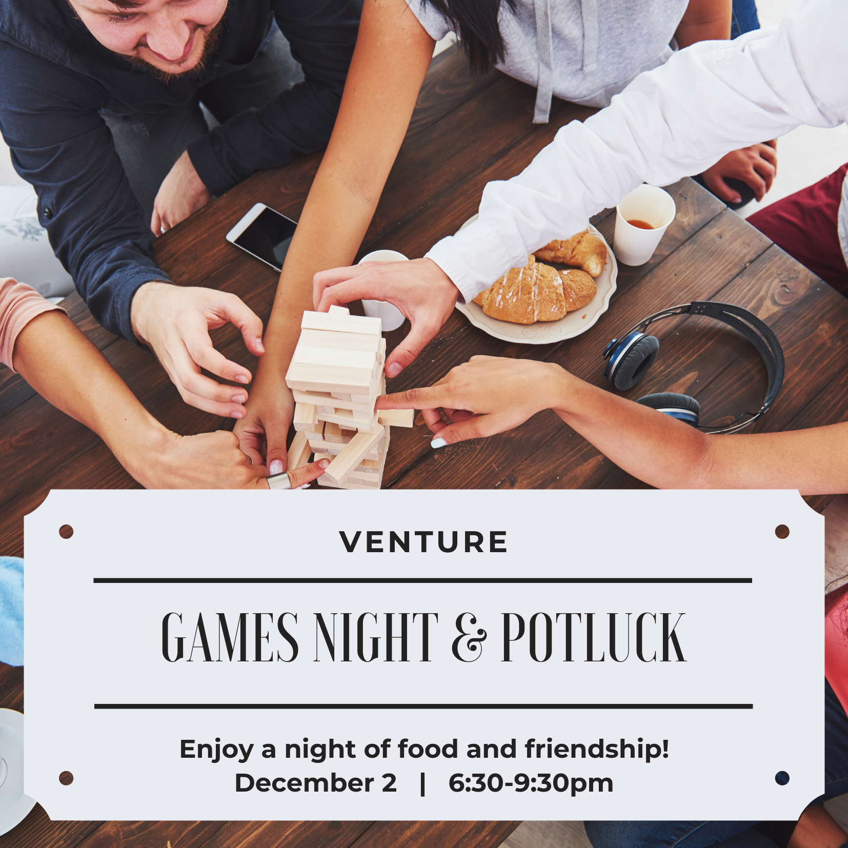 Venture - Games Night &amp; Potluck