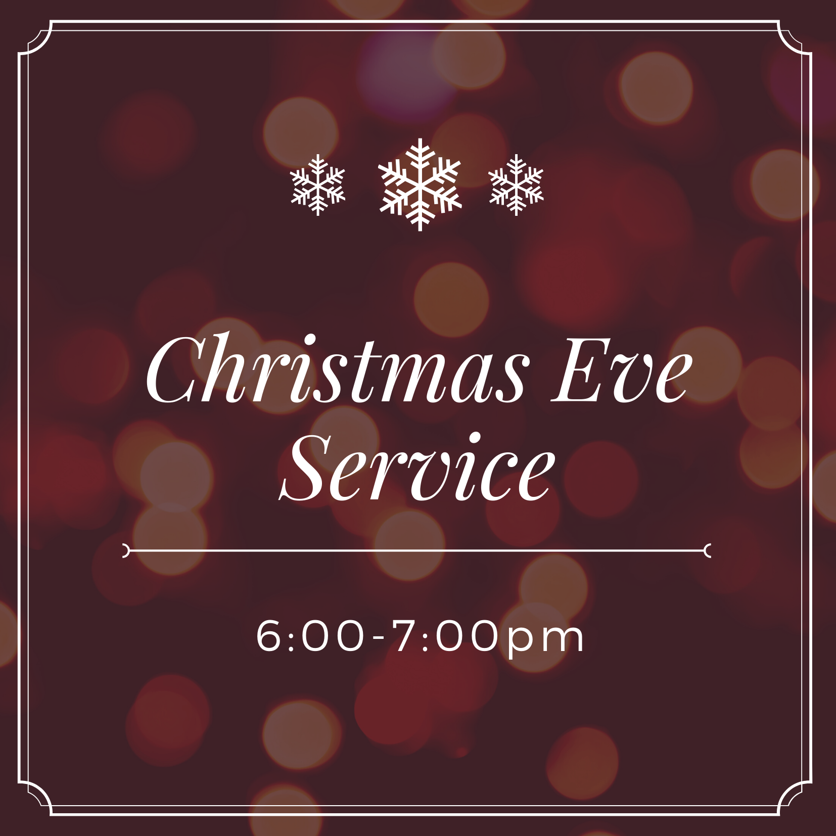 Christmas Eve Service