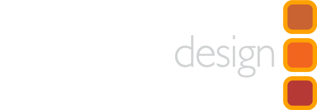 Blackmagic Design logo with text and orange and brown square icons on a black background.