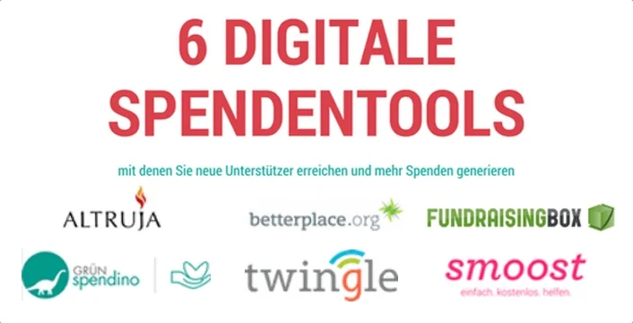 6 Digitale Spendentools für erfolgreiches Online-Fundraising
