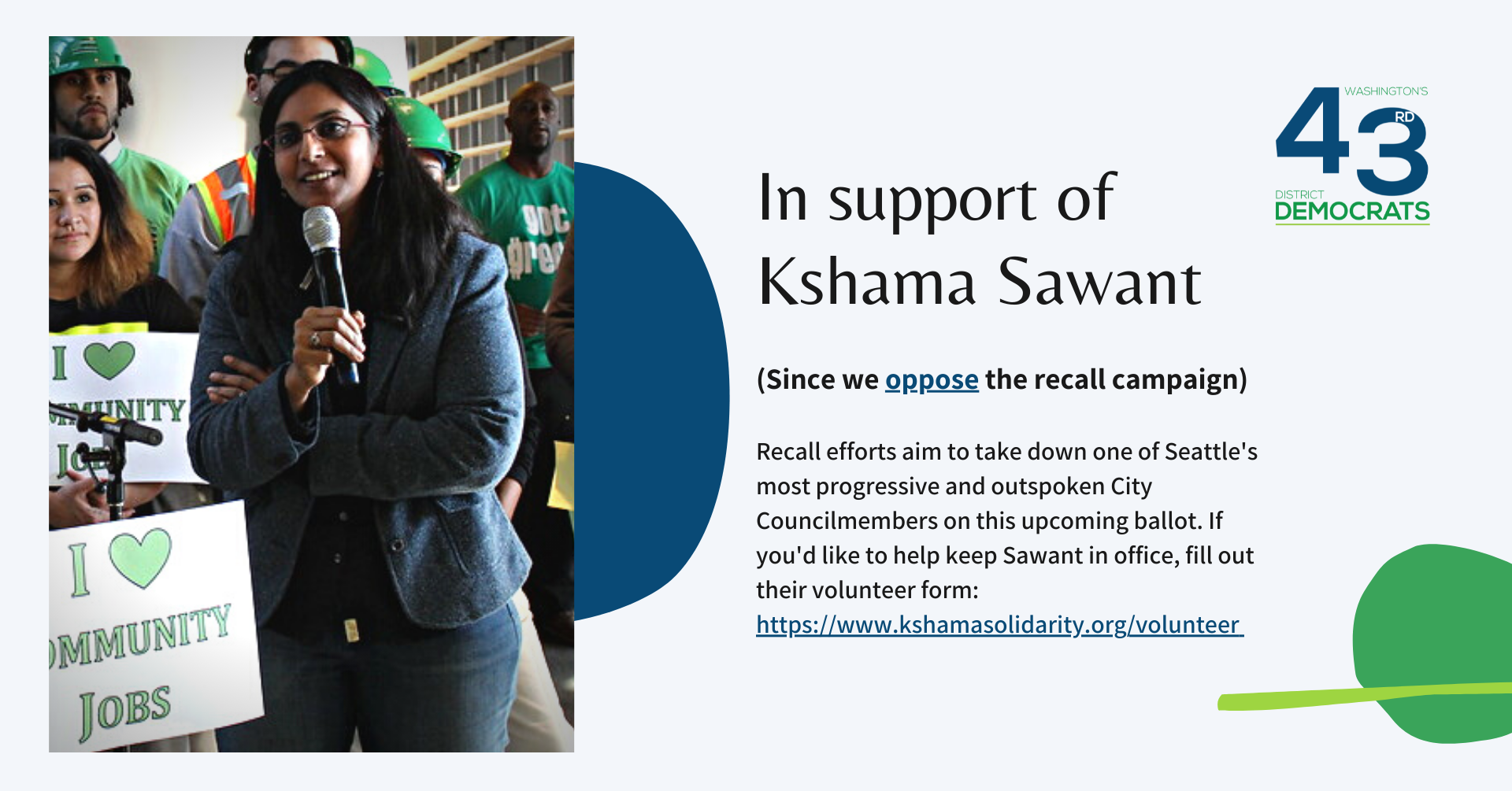 In support of Kshama Sawant