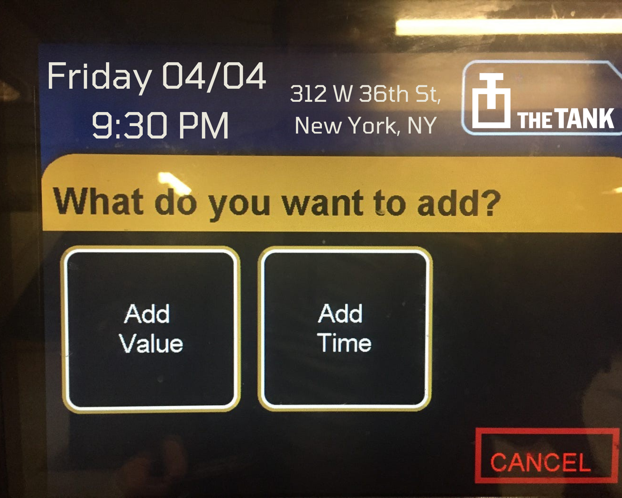 Add Time or Add Value