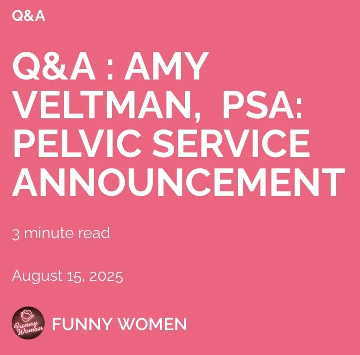 INTERVIEW: FUNNY WOMEN Magazine