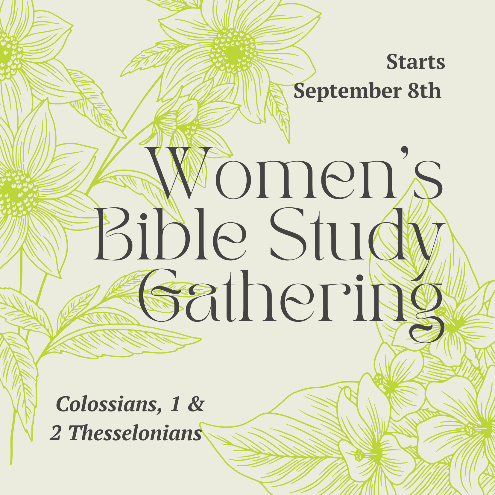 Women's Gathering Restart