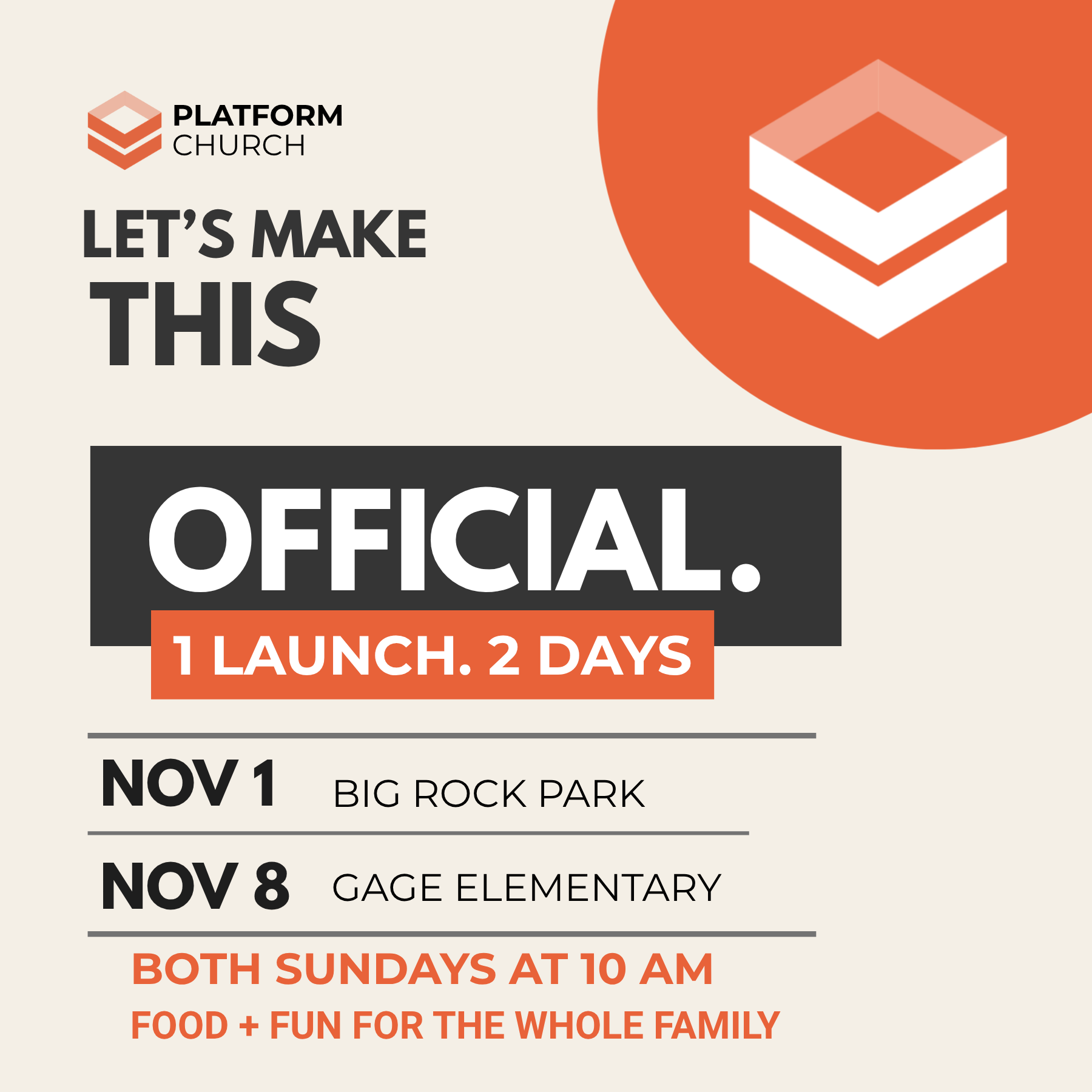 Official Launch!