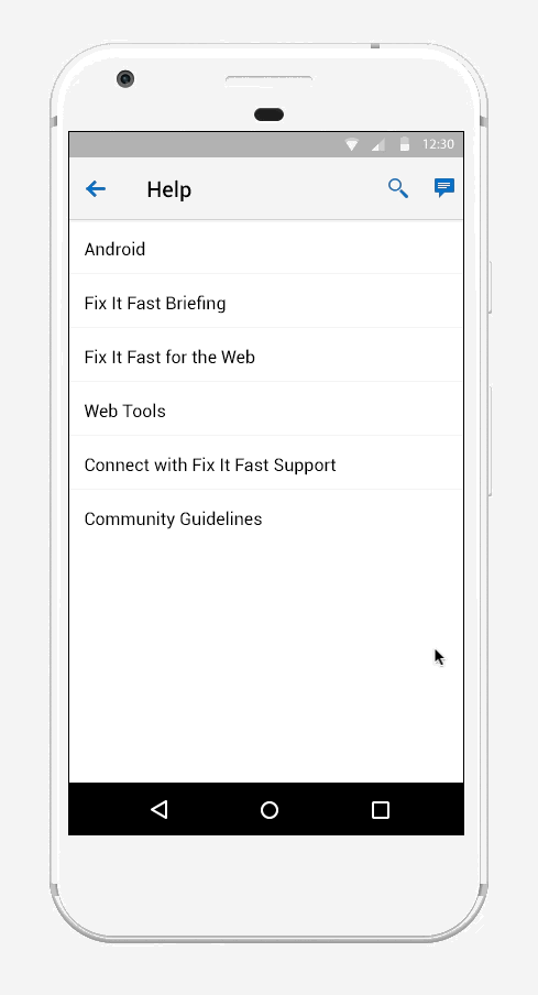mobile field level page message animations tim dunn