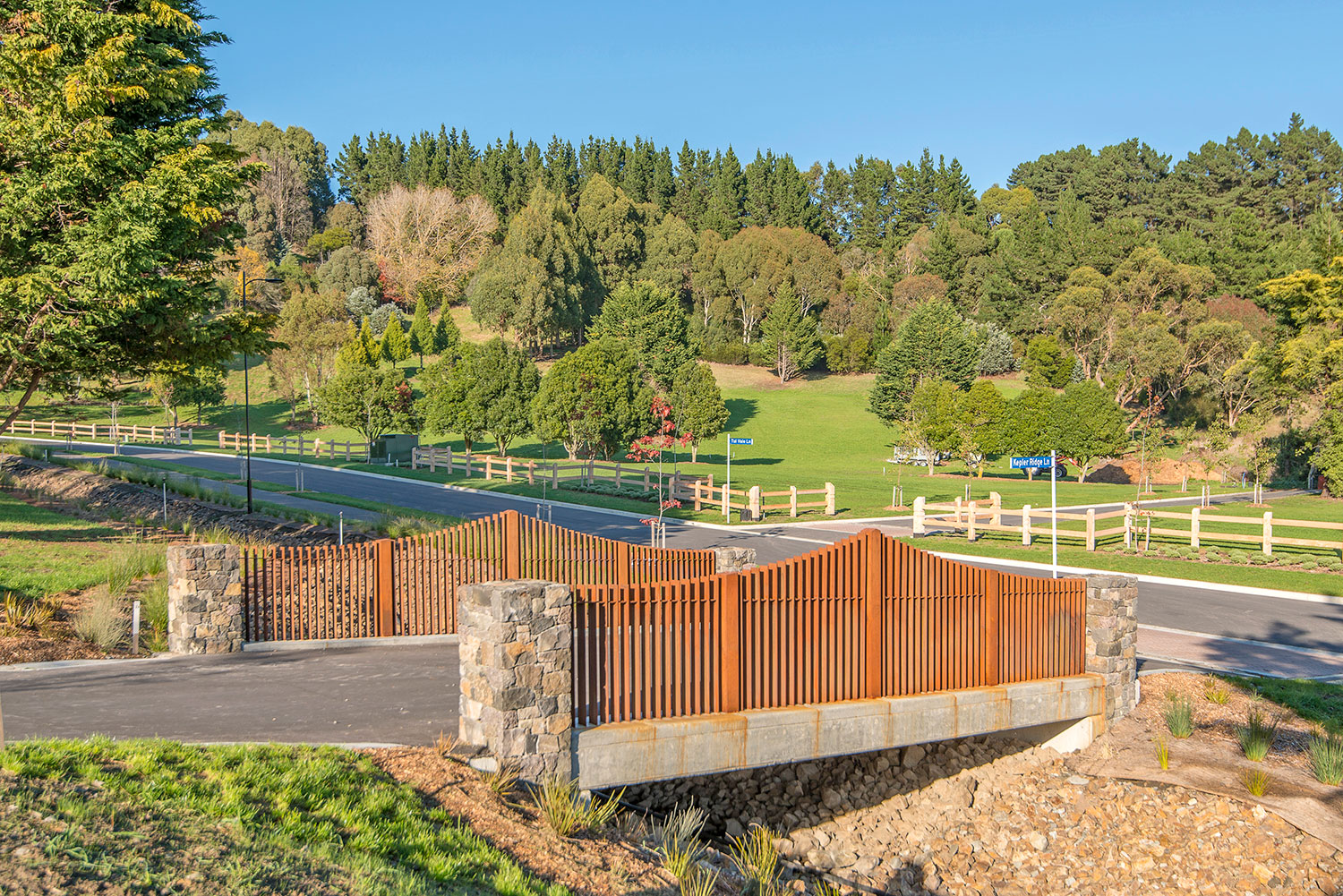 Stoneridge Downs feature bridge