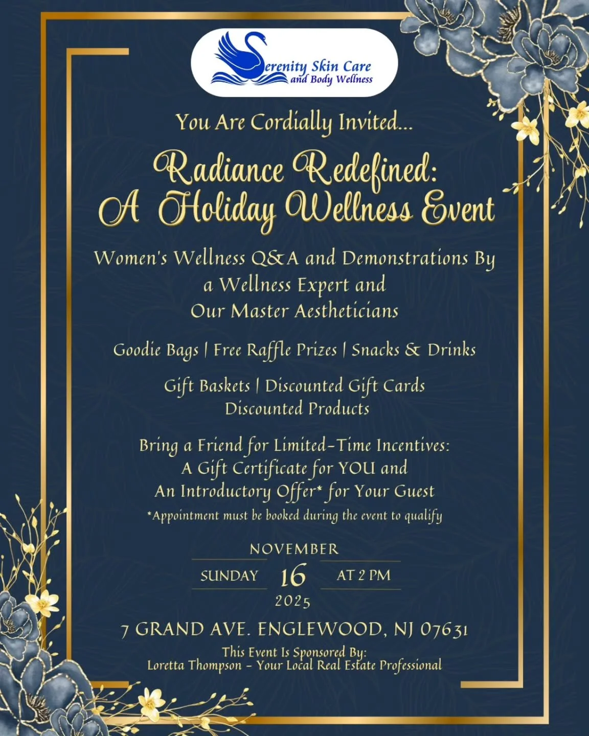 🍂 Save the Date: A Holiday Wellness Event 🍂
Join us for an afternoon of community and conversation, exploring skin care and healthy habits to help women glow from the inside out.

🎟 All attendees must RSVP using the link in our bio.