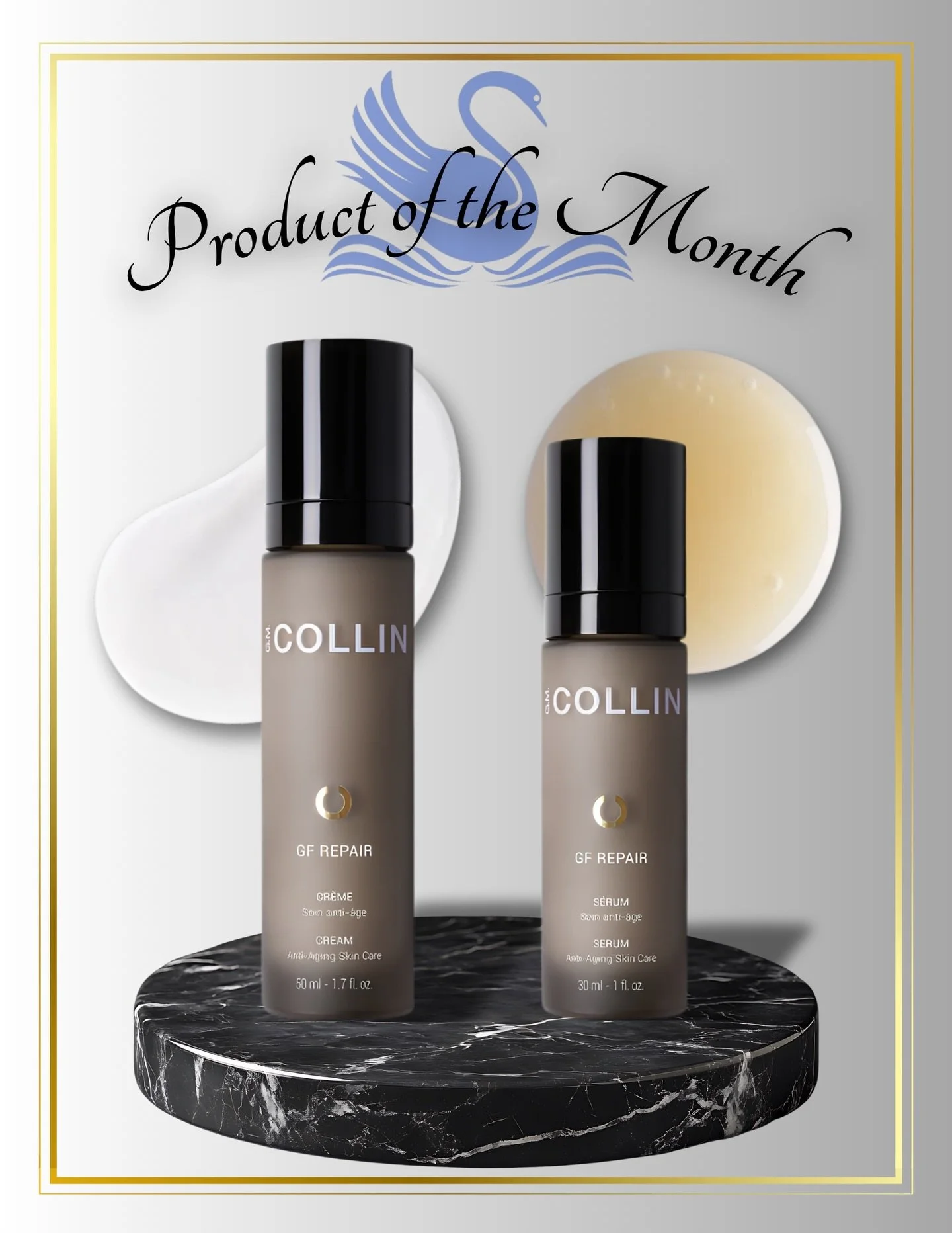 🌿 Product of the Month: G.M. Collin&rsquo;s GF Repair Collection

💡This NEW Serum and Cream duo, inspired by the science of our circadian rhythm, targets visible signs of aging at the source, improves elasticity, and intensely hydrates to reinforce