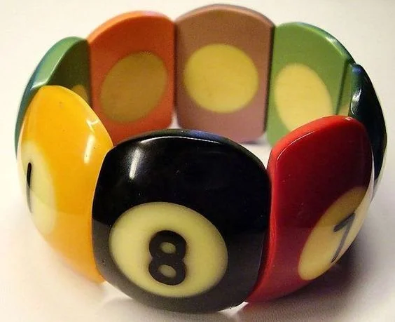 Bakelite : Bakelite was the first plastic made from synthetic components. It is a thermosetting phenol formaldehyde resin, formed from a condensation reaction of phenol with formaldehyde. It was developed by the Belgian-American chemist Leo Baekelandin Yonkers, New York, in 1907. This colorful plastic was a new, exciting, and more importantly, a less expensive material for the growing industrial age. 