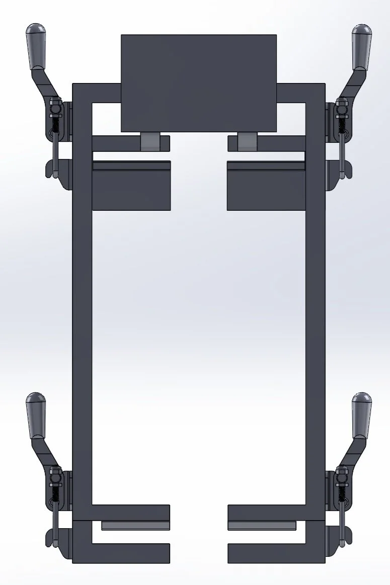 Carriage in front view