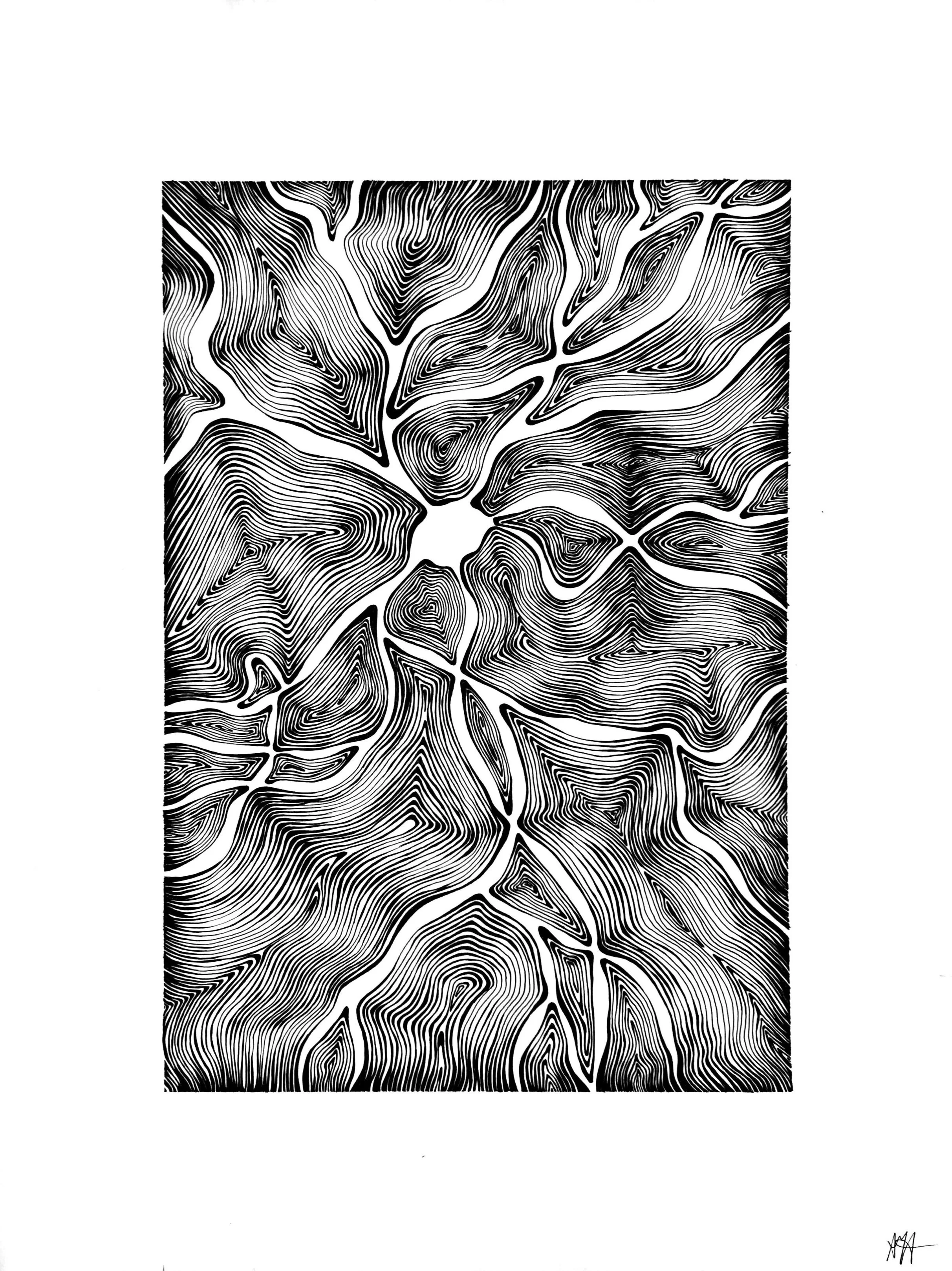 “Free Your Mind”medium: pen and ink