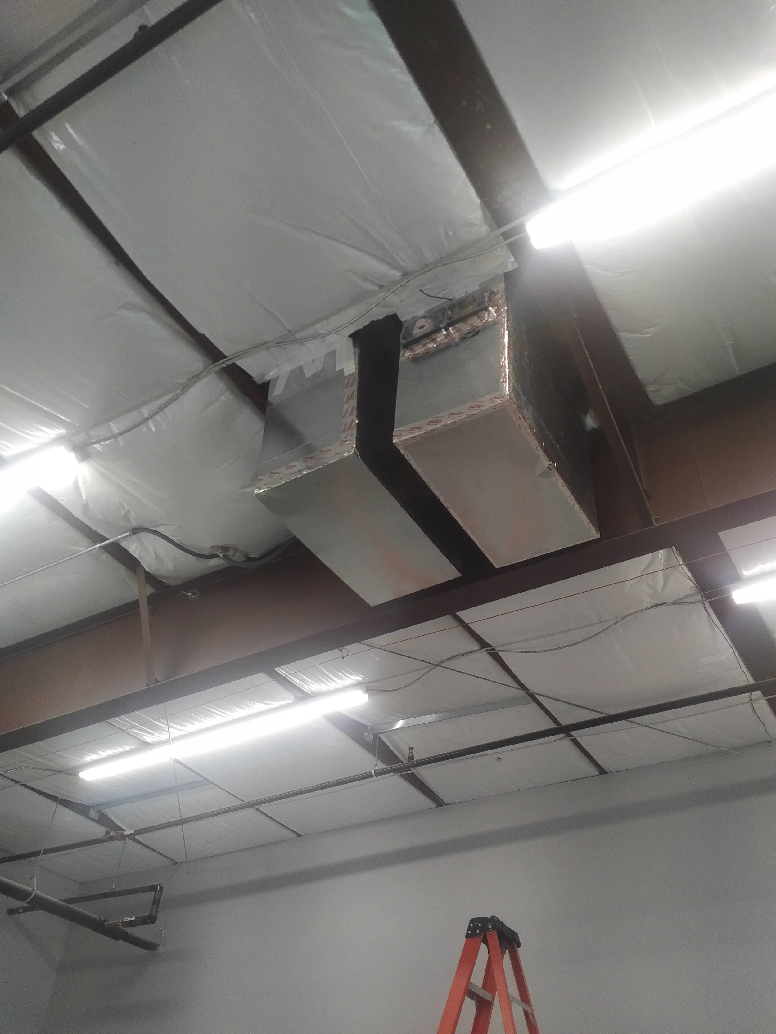 Installed New Lighting At A New Build Shopping Center