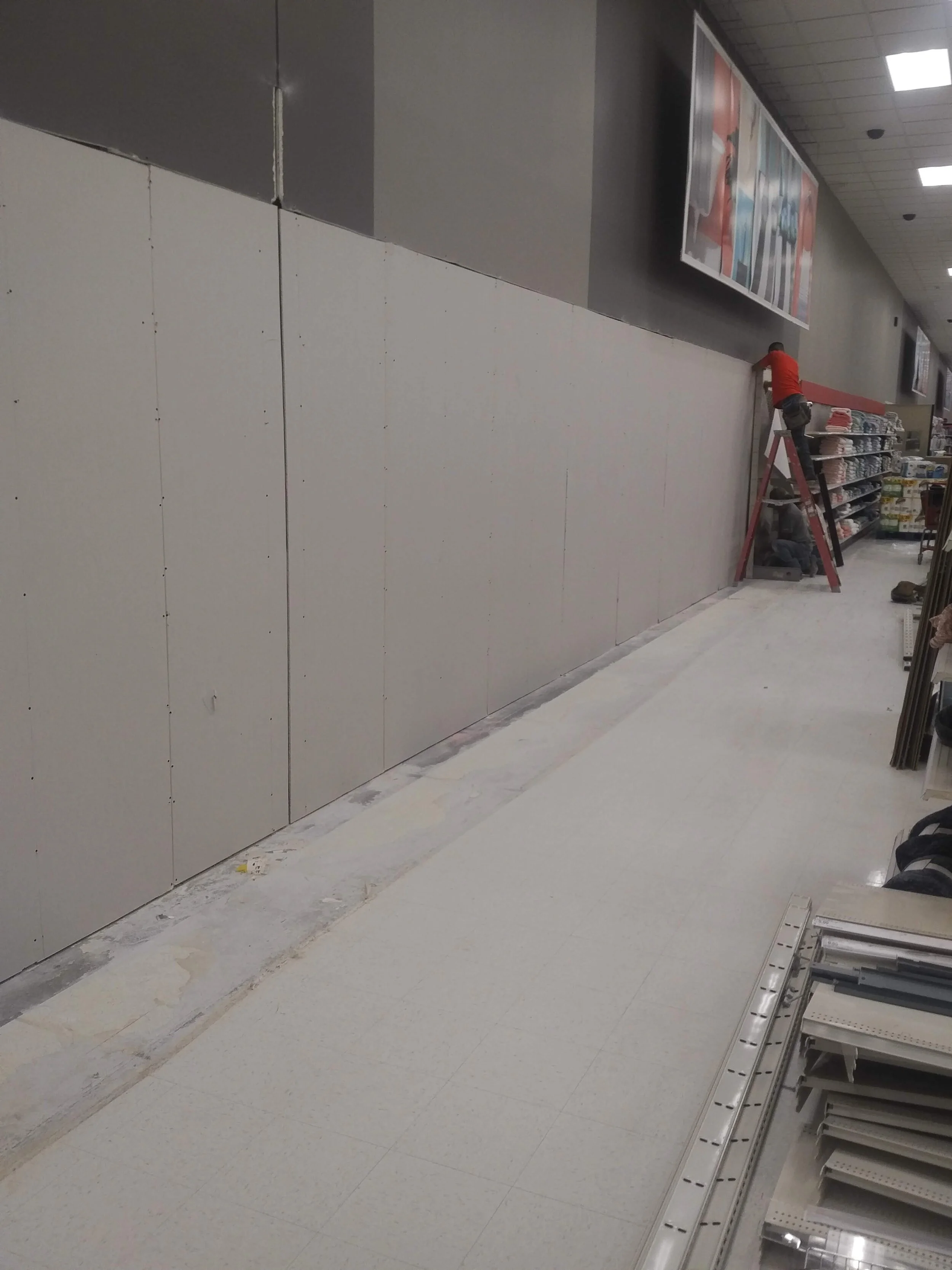 Target Wall Repair | Before