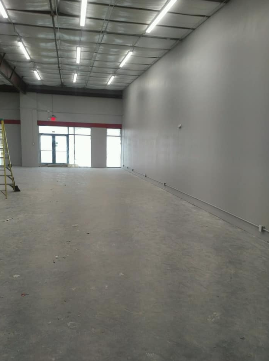 Dollar Store Flooring Process | Before