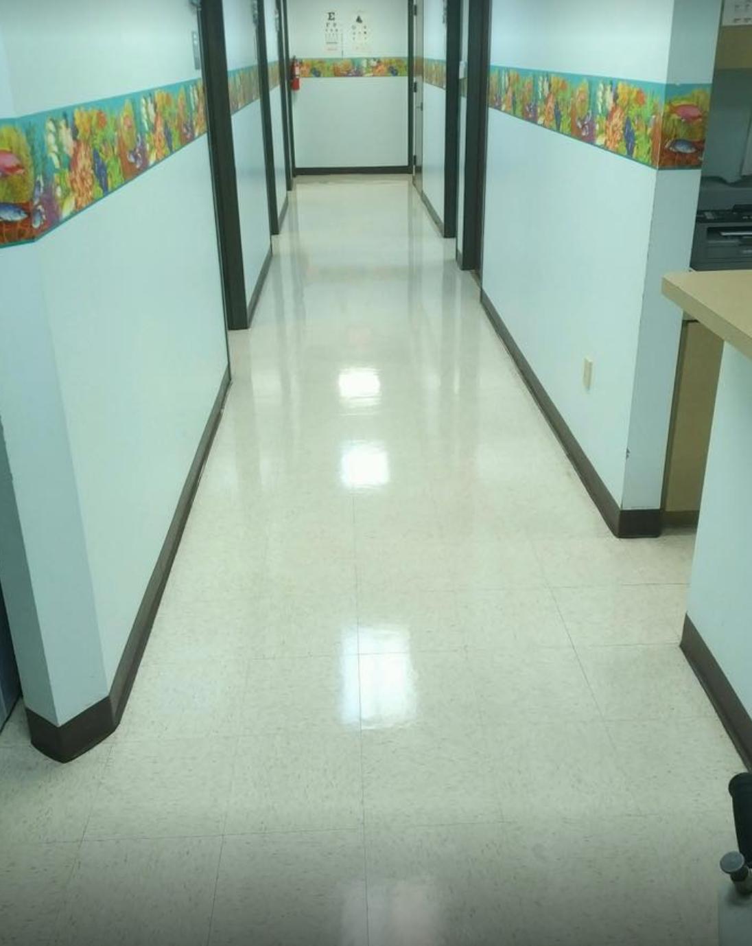 Floor Cleaning Services at Doctor Office