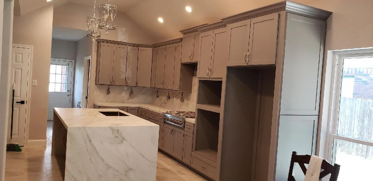After - Custom Built Kitchen Cabinets