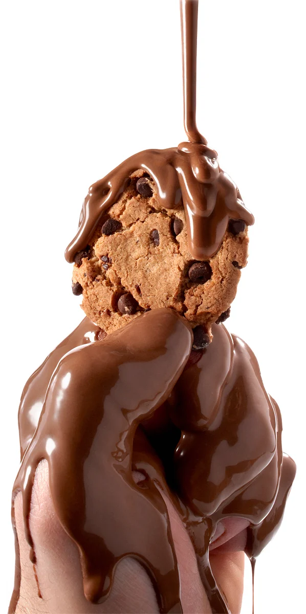 chocolate chip, hand, chocolate, dessert, food, food photographer, drink photographer, Long Island food photographer, product photographer, photographer, studio photographer, packaging, John Montana