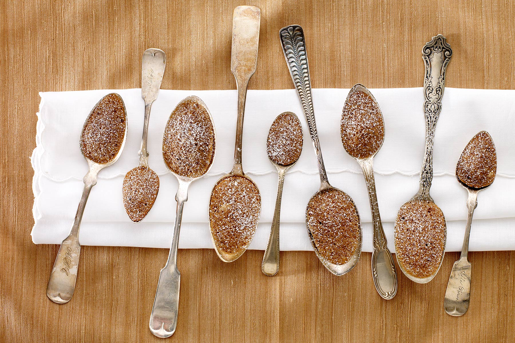 spoon madeleines, dessert, food, food photographer, drink photographer, Long Island food photographer, product photographer, photographer, studio photographer, packaging, John Montana, Montana