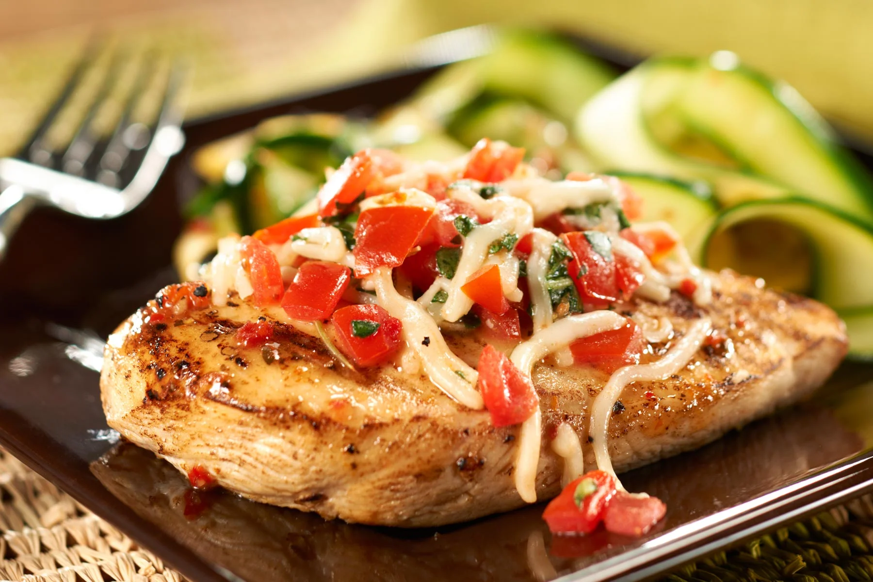 grilled chicken, salsa, cheese, entrée, dinner, food, food photographer, Long Island food photographer, product photographer, photographer, studio photographer, packaging, John Montana, Montana