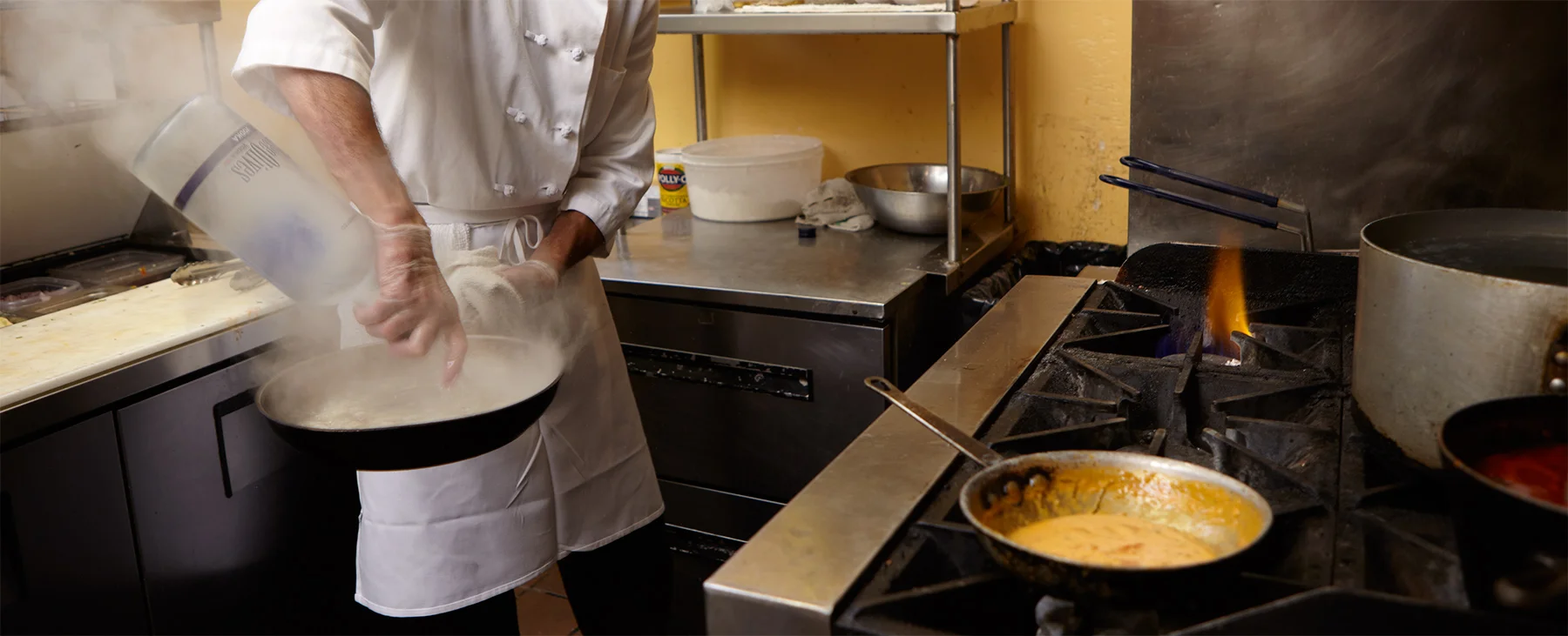 chef, cooking, entrée, dinner, food, Long Island restaurant photographer, Long Island food photographer, product photographer, photographer, studio photographer, packaging, John Montana