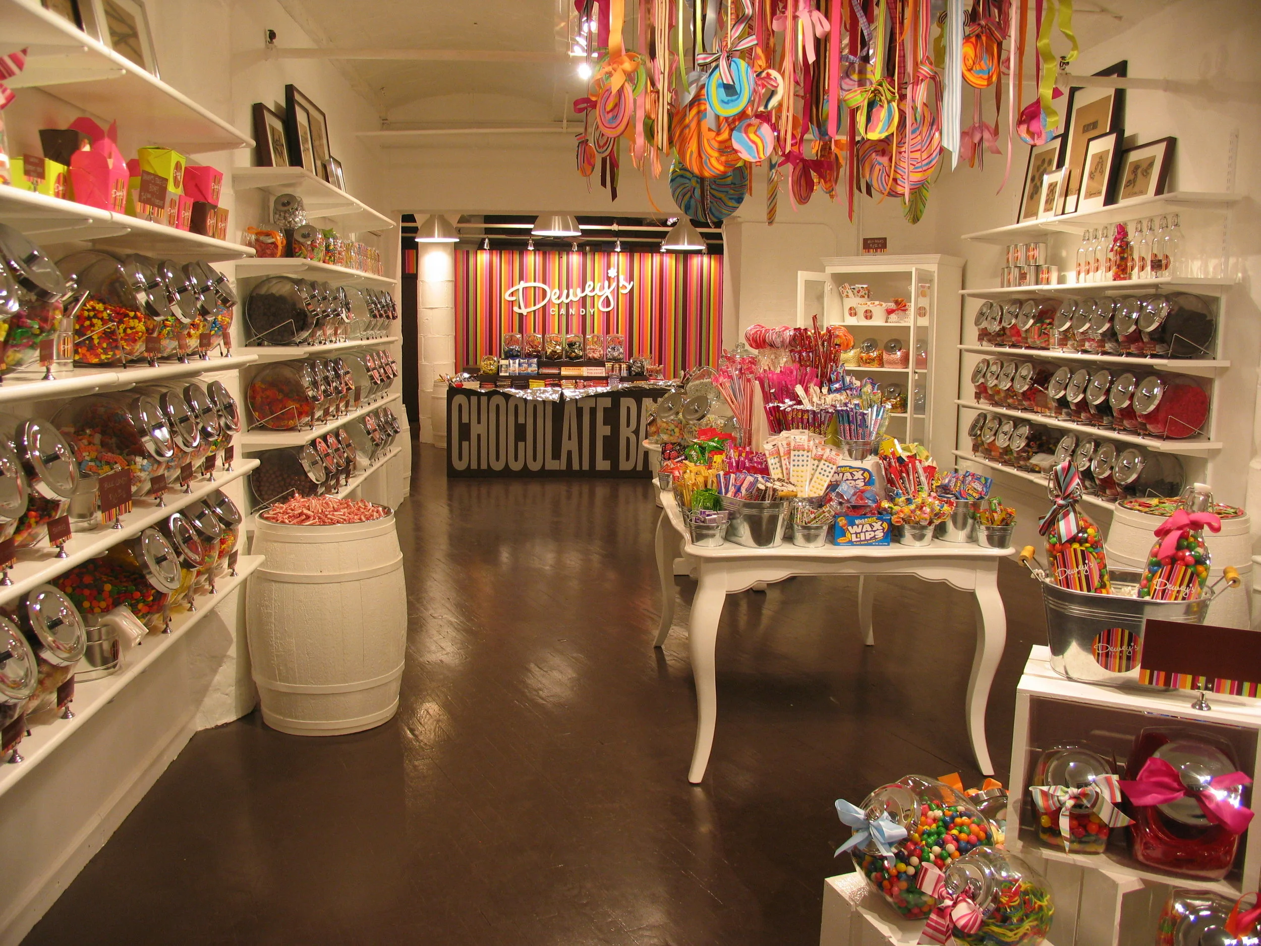 candy shop shoe store