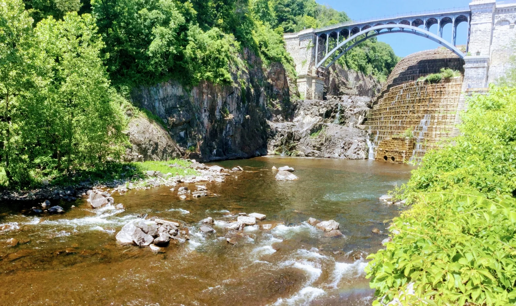 Croton Gorge, including the New Croton Dam. 
