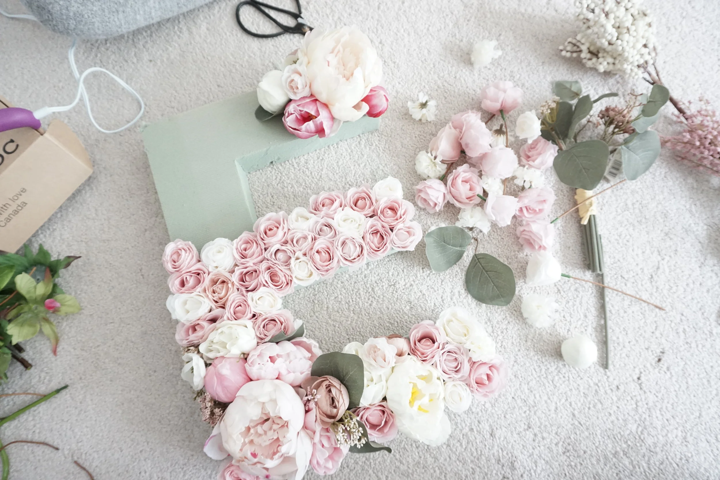 DIY : Flower Letters