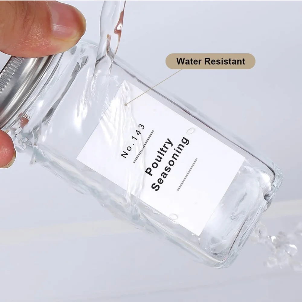 Preprinted Spice Labels