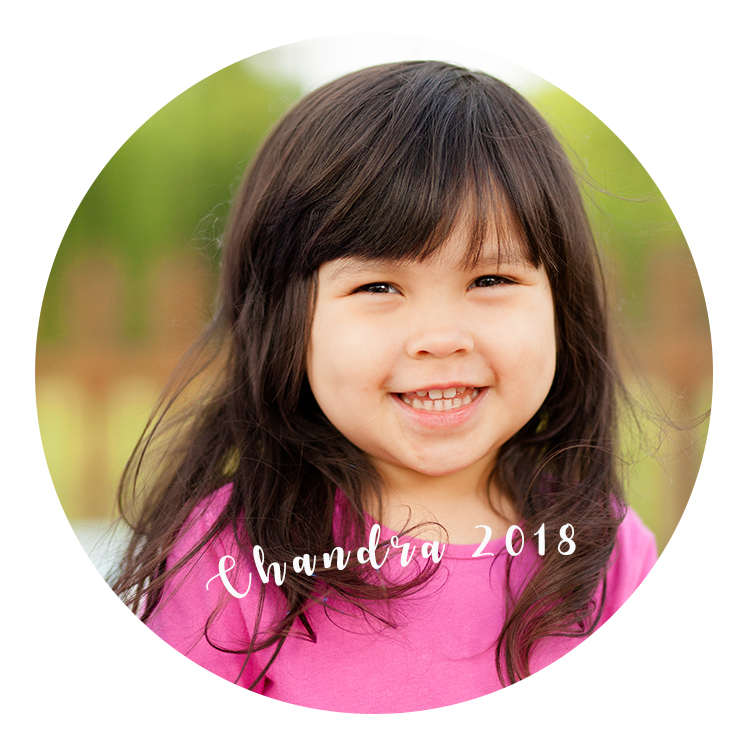 Metal Circle Holiday Ornament 