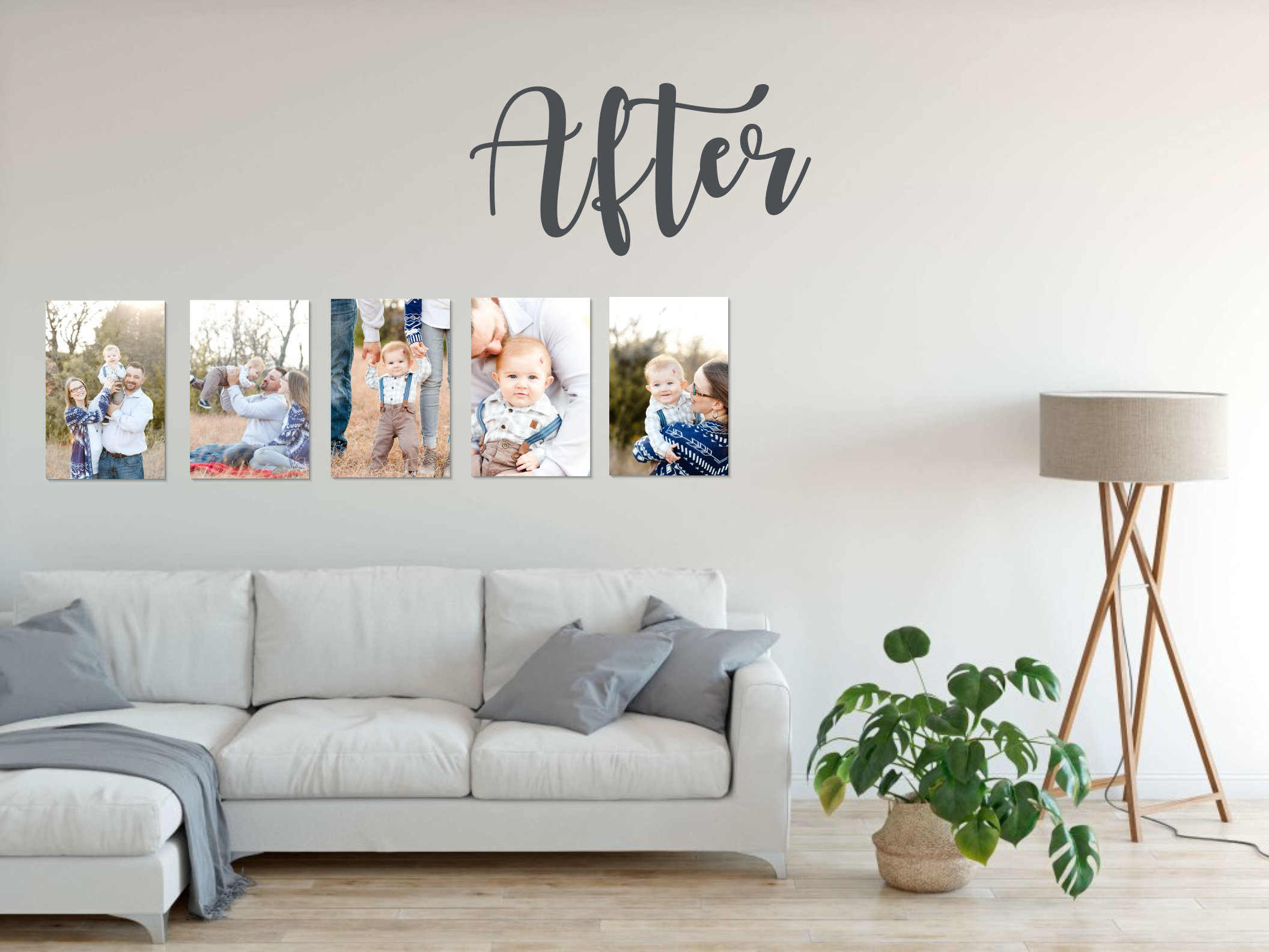 Custom Photo Gallery Wall