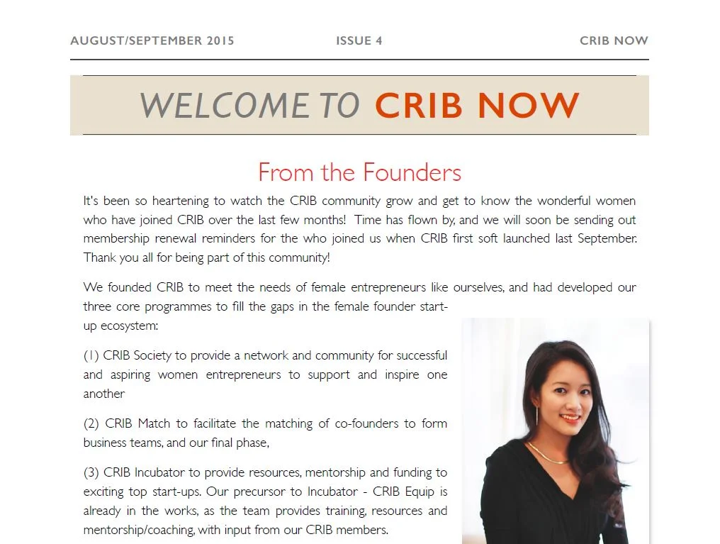CRIB NEWSLETTER #4