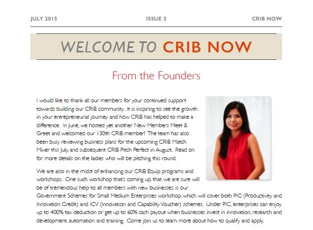 CRIB NEWSLETTER #3