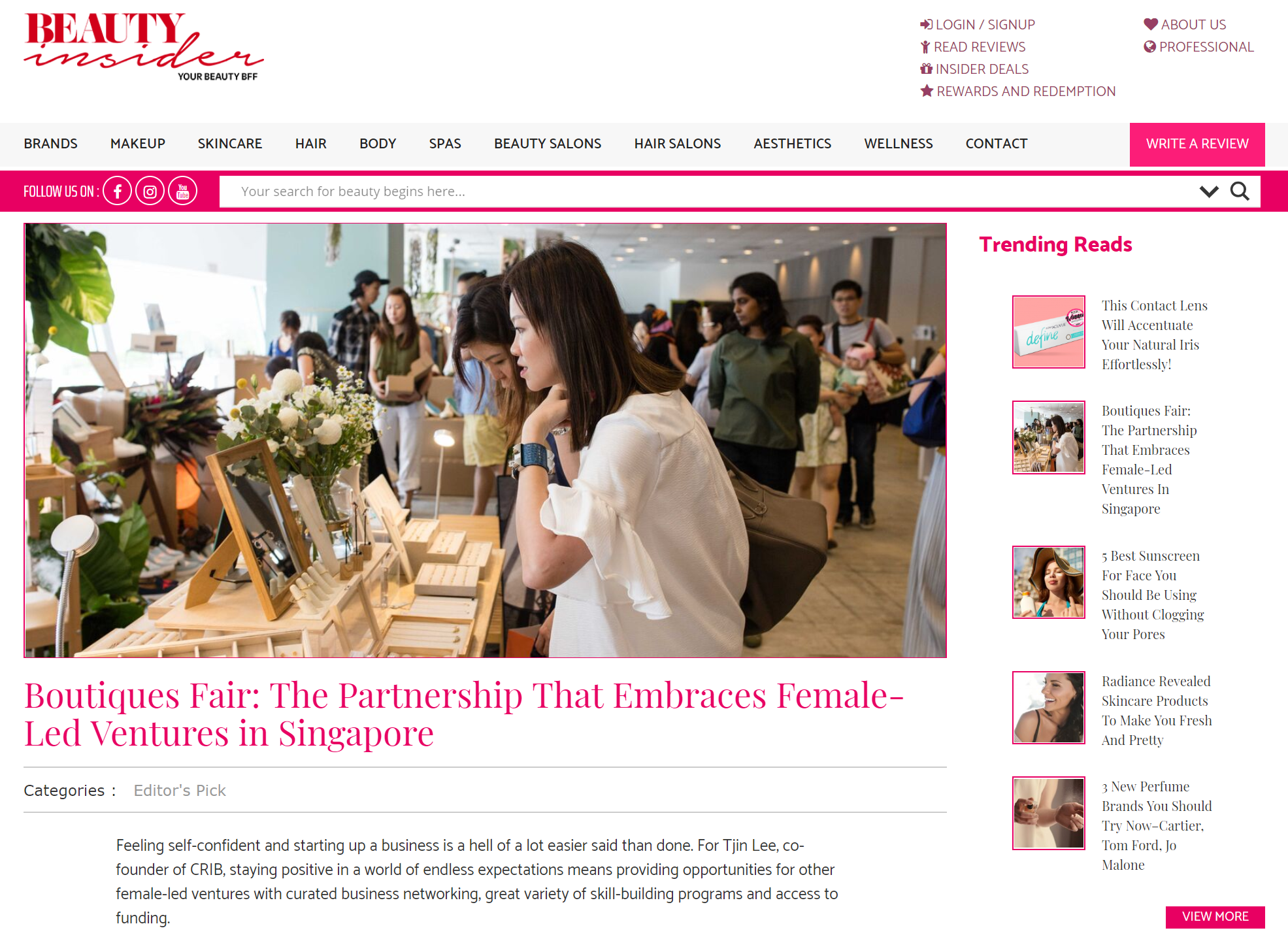 Boutiques Fair: The Partnership That Embraces Female-Led Ventures in Singapore