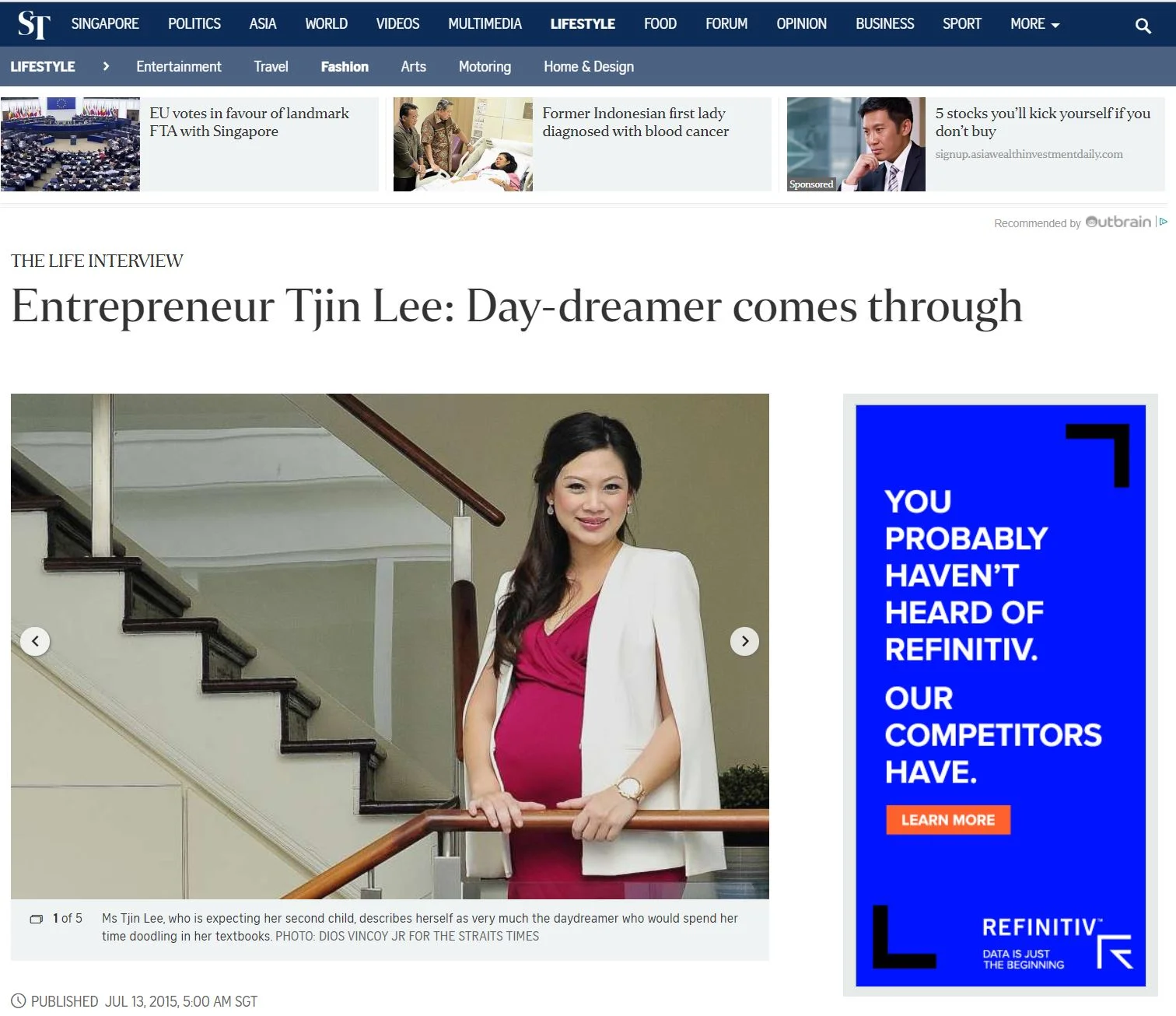 Entrepreneur Tjin Lee: Day-dreamer comes through